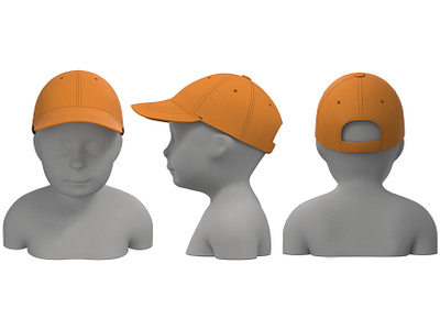 Baseball Cap 3d 3d cap animation apparealdesign baseball cap branding cap cap fashion clo3d cap design fashion design flatdesign graphic design illustration kids cap logo motion graphics pattern design technicaldesig ui