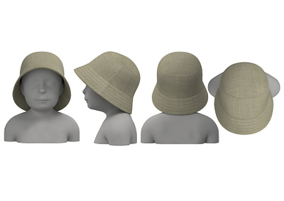 Bucket Hat 3d 3d cap fashion 3d hat animation apparealdesign branding bucket hat clo3d hat design fashion design flatdesign graphic design hat fashion illustration kids hat logo motion graphics pattern design technicaldesig ui