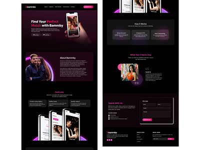 Bammby Landing Page Design figjam figma mabel okeke mabelpraise the good designer ui uiux uiux design uiux designer user experience design user experience designer user interface design user interface designer ux website design website designer