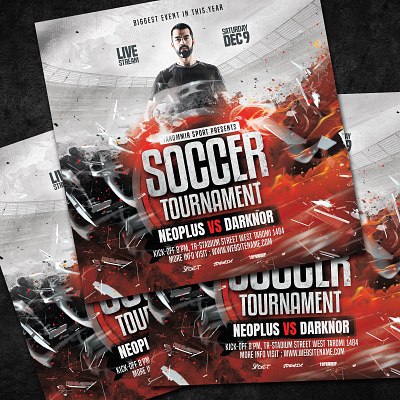 Soccer Tournament Flyer team tournament