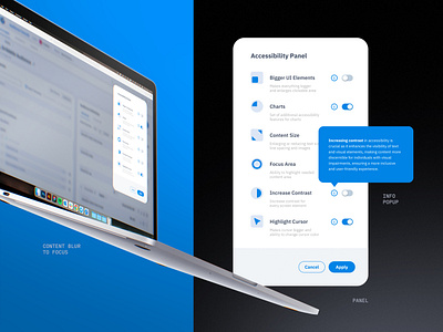 Accessibility Panel accessibility interaction ui ui ux uiux user experience user interface userexperience userinterface ux ux ui uxui web web app web application web design web site webdesign website