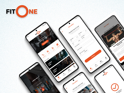 FitOne App Concept Design app design fitness mobile design ui ui design uiux ux design workout