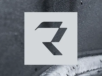 ROBOTPOL logo animation after effects animation automatic design grey icon industrial industry logo mark metal motion robot sign technic