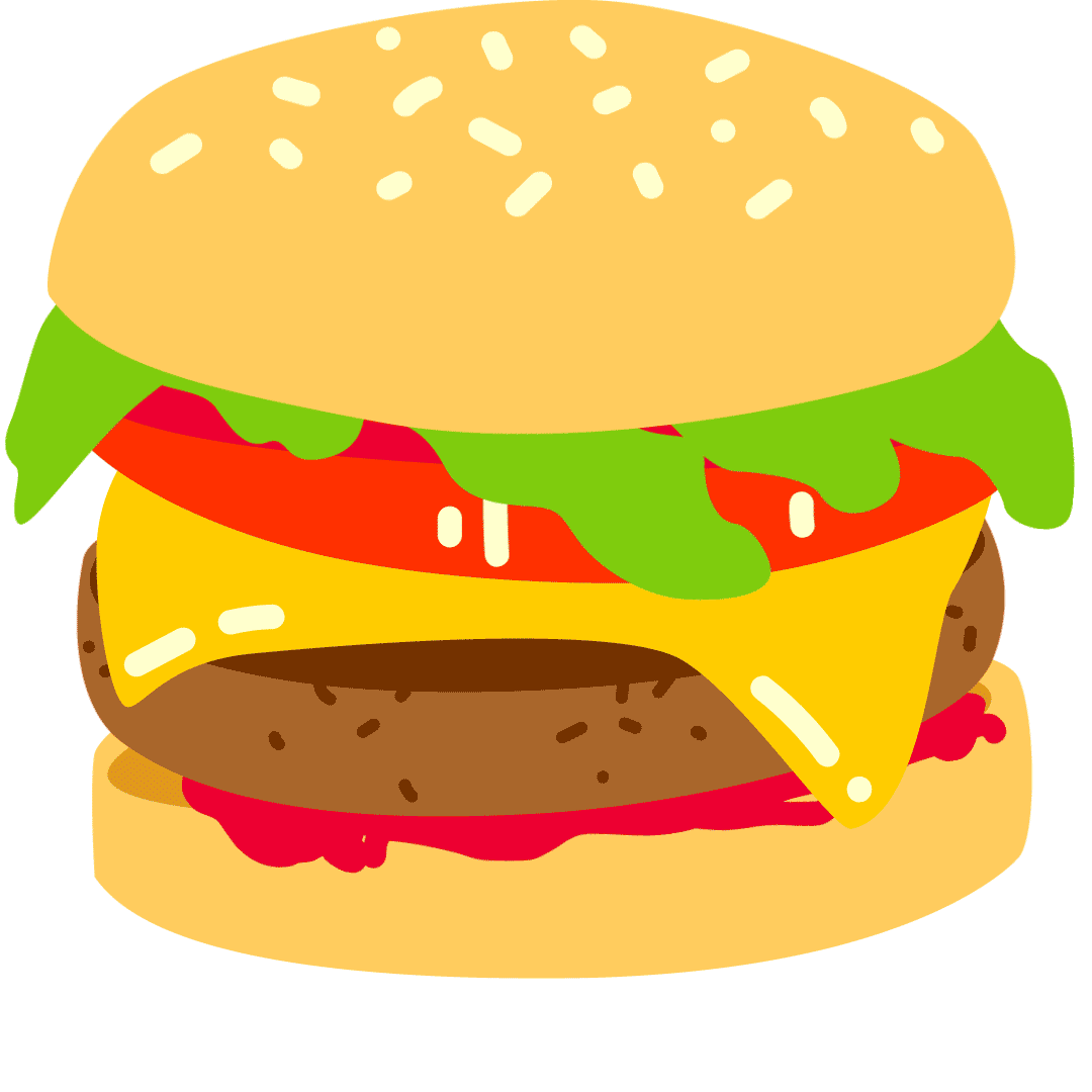 Burger animation animation burger flat graphic design illustration junk food logo motion graphics ui