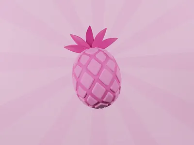 The Pineapple 🍍Loop 3d animation graphic design motion graphics