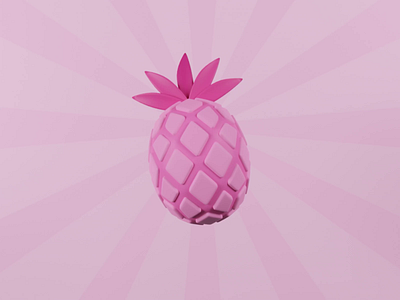 The Pineapple 🍍Loop 3d animation graphic design motion graphics