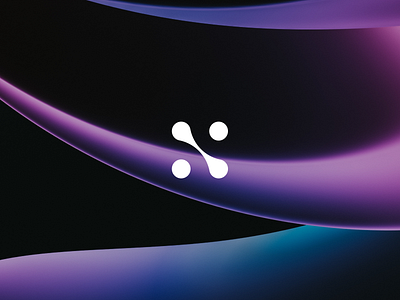 Nitrex Logo Mark 3d abstract blue brand guidelines branding bright design graphic design logo logodesign purple ui