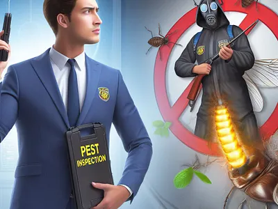 Pest control ads graphic design photoshop