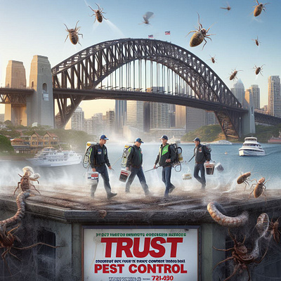 Pest control ads graphic design photoshop