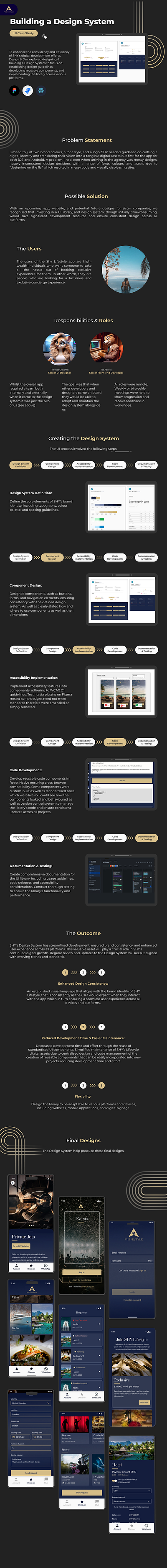 Building a Design System - from 2 colours, 1 font and a logo accessibility app case study ui ux web