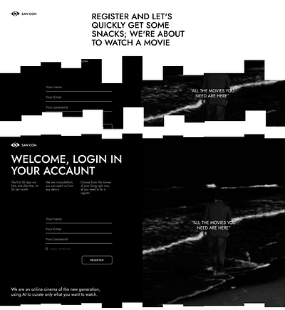 Ux/Ui website concept figma typography ui ux uxui webdesign website