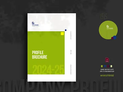 Profile Brochure annual report bifold brochure booklet branding brochure business company profile corporate illustration profile brochure
