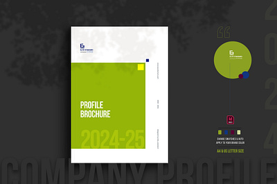 Profile Brochure annual report bifold brochure booklet branding brochure business company profile corporate illustration profile brochure