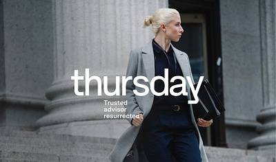 Thursday – logo & identity branding clean logo minimal scandinavian