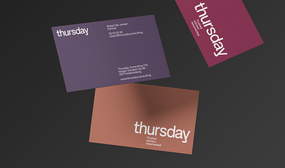 Thursday – logo & identity branding business card logo minimal modernism scandinavian