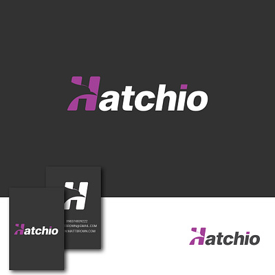 Hatchio branding graphic design logo