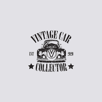 Vintage_Car branding graphic design logo