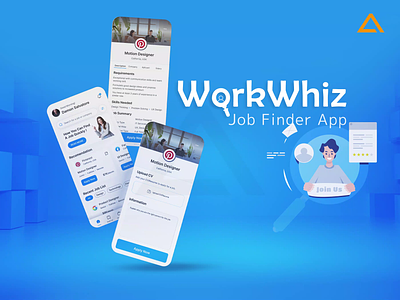 WorkWhiz: Your Career Companion on the Go! 💼✨ android app app design app development flutter flutterappdevelopmemt ios job jobfinderapp