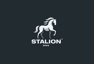 Stalion 2023 Logo Design cool logo graphic design horse logo logo logo design modern professional logo