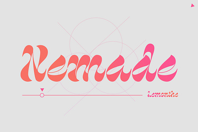 Nemade Font branding calligraphy design font handlettering illustration logo typeface typography