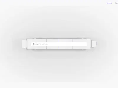 Namespace blockchain crypto navigation search searchbar