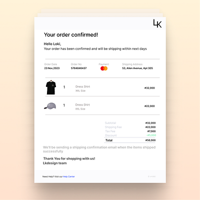 Purchase Receipt 006 branding dailyui graphic design ui