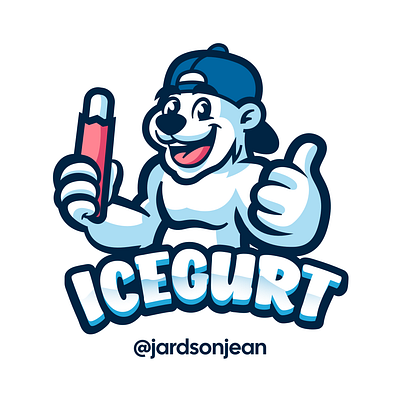 Mascot Design - Icegurt Logo Design branding design graphic design illustrator logo mascot photoshop vector