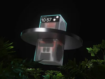 Smart alarm concept 3d agency alarm animation blender clock concept cube design dribbble grey health healthcare modeling motion graphics popular product top trend widgets