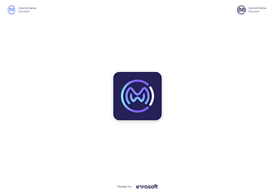 World Meta Council logo logo design meta wolrd meta council world meta