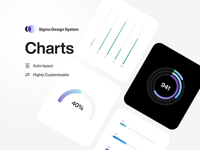 The Sigma Design System Charts chart charts component design system library sigma the sigma the sigma design system ui ui kit ux