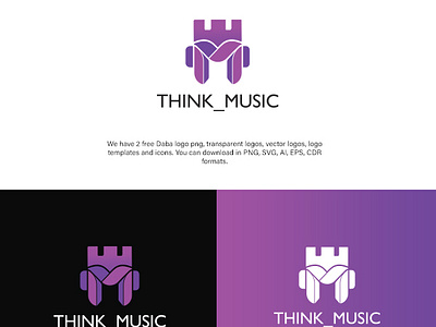 Think_Music design graphic design design of graphics graphic and design graphic design graphic graphic design graphic design logo design logo logomark design