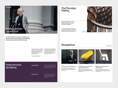 Thursday – website & identity branding clean design interface minimal scandinavian ui