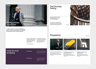 Thursday – website & identity branding clean design interface minimal scandinavian ui
