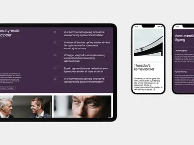 Thursday – website & identity branding clean design interface minimal scandinavian ui
