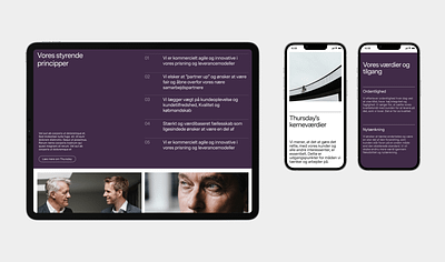 Thursday – website & identity branding clean design interface minimal scandinavian ui