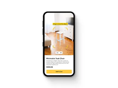 AR Product View ar view dailyui design product ui ui uiux