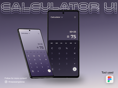 Daily UI - Calculator 004 app calculator calculator ui daily ui dailyui 004 ui