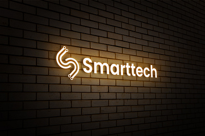 Smart tech Logo Design abstract app icon branding creative logo logo logo design logo designe logo designer tech logo