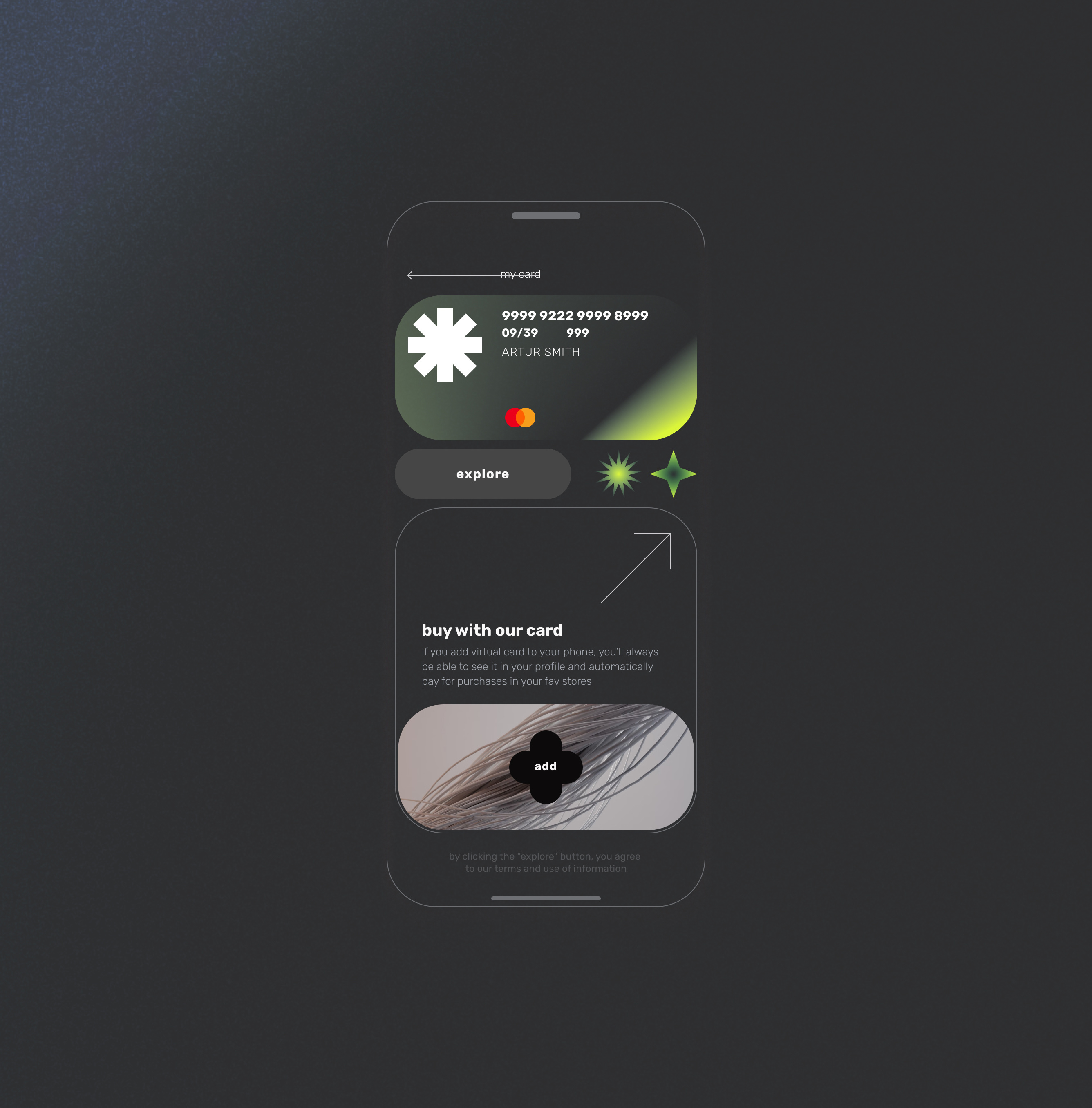 fintech app interface app card crypto draw figma fintech green mobille money ui ux web3 wed