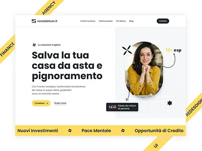 Finance Agency - Redesign Concept branding figma illustration ui uiux web web design