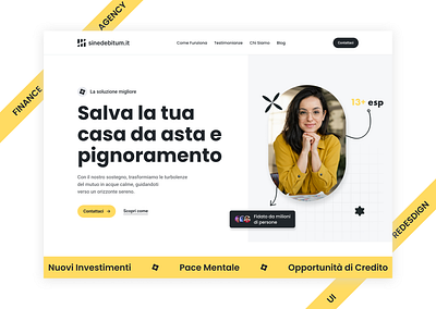 Finance Agency - Redesign Concept branding figma illustration ui uiux web web design