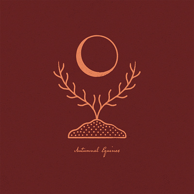 Autumnal Equinox branding design graphic design illustration logo typography