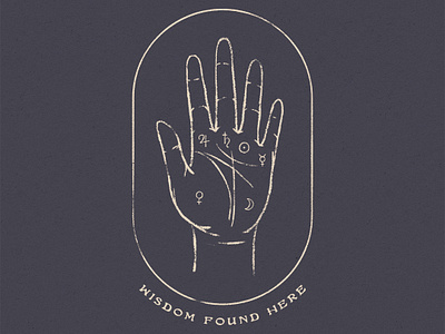 Wisdom Found Here branding design graphic design illustration logo typography