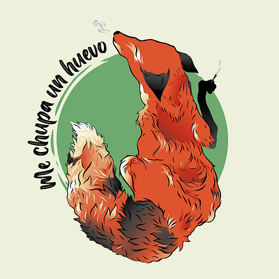 Red Hot Chilly Foxy branding chill design digitalpainting fanart fox graphic design illustration logo photoshop ui