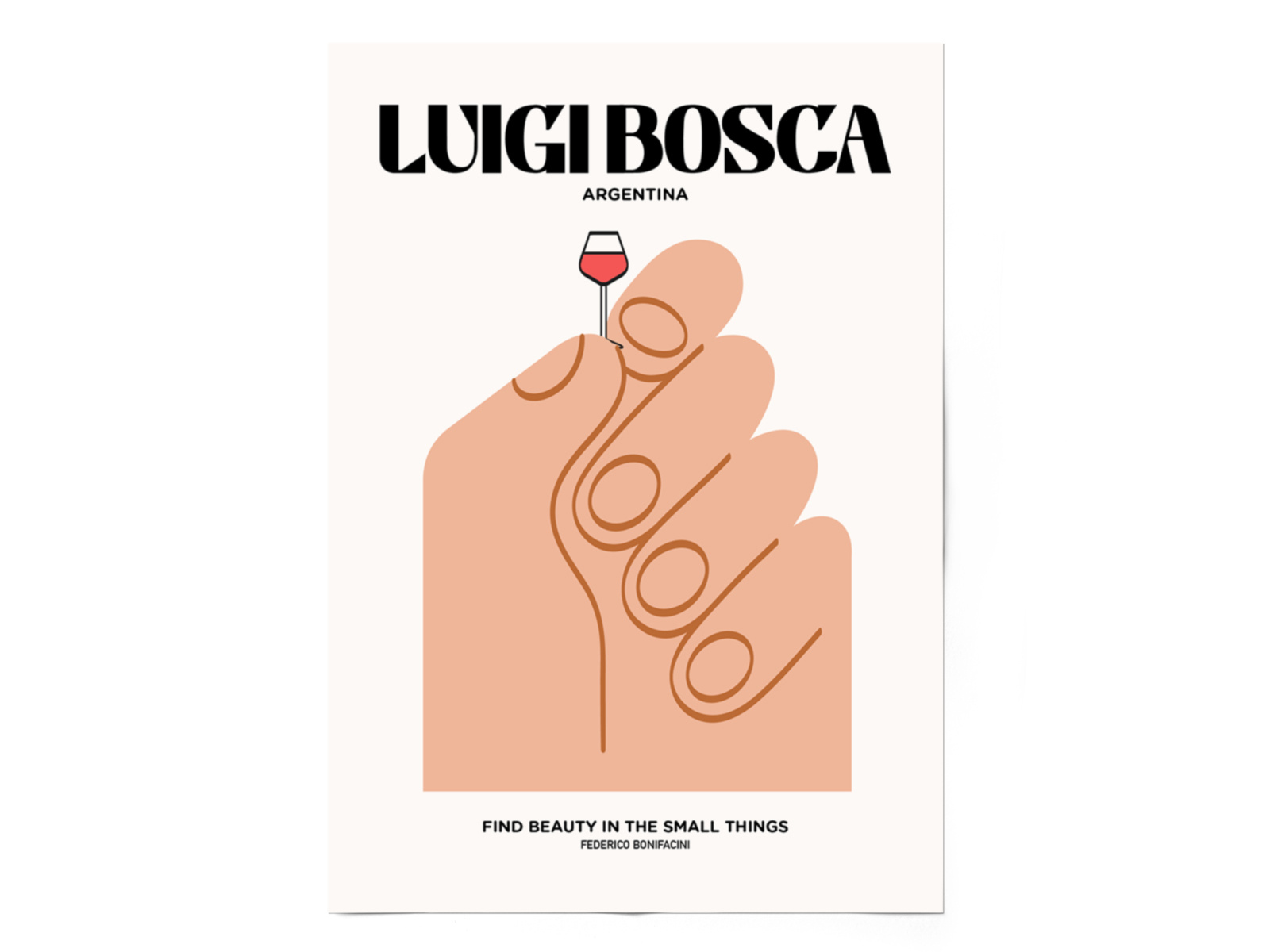 Little Things Matter argentina art artprint branding design digital art elegant fancy glassofwine hand illustration poster print red simple taste vector wine