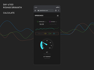 Day 4/100- Calculate calculate dailyui design ui ux