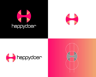 Letter H logo icon design template elements 3d animation branding graphic design logo motion graphics ui