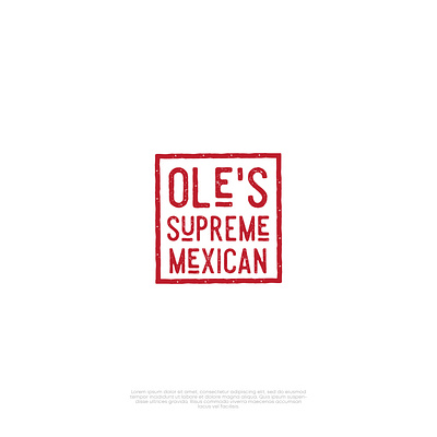 A Mexican restaurant logo branding. branding creative design dinner graphic design illustration logo logo design logodesign logotype mexican ui