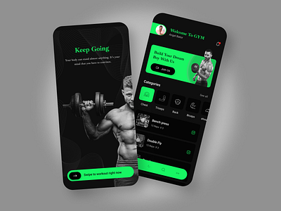 ZenithFit Gym App bodybuilding app branding daily workout daliy routine app fitness app graphic design gym gym application mobile ui ui uiux designer workout app yoga app