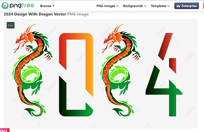 2024 Design With Dragon 2024 design happy new year